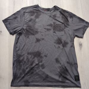 Roark Revival Shirt Mens XL Gray Mathis Tie Dye Crew Neck Run Amok Tee Shirt